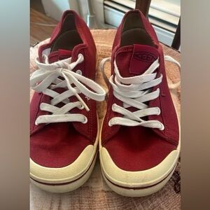Red Keen sneakers
